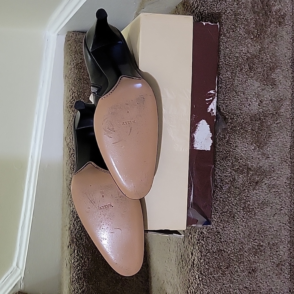 Bally Black Heeled Boots - Picture 9 of 16